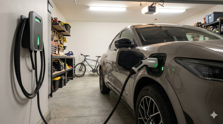 EV car charger installation