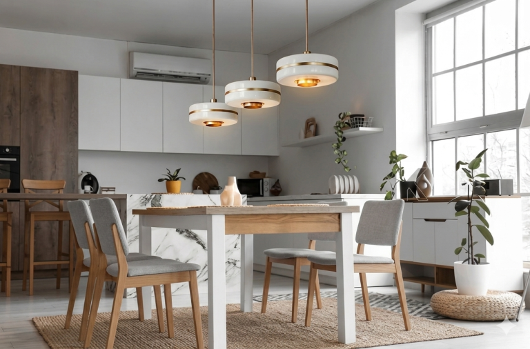 kitchen lighting installation